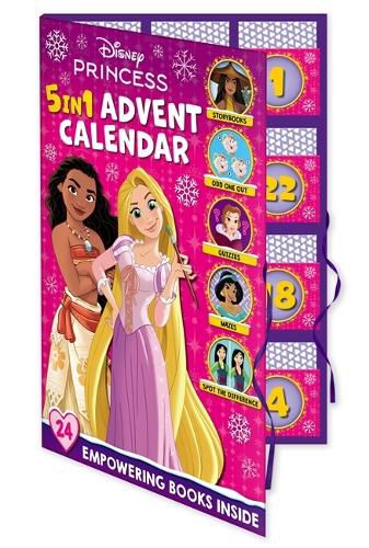 Cover image for Disney Princess: 5-in-1 Advent Calendar