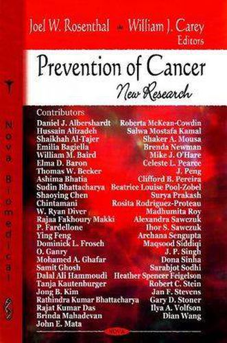 Cover image for Prevention of Cancer: New Research