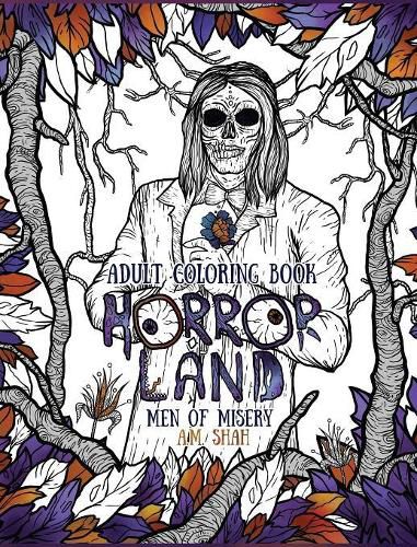 Cover image for Adult Coloring Book: Horror Land Men of Misery (Book 3)