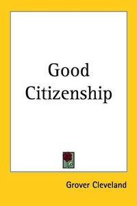 Cover image for Good Citizenship