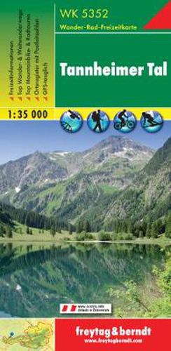 Cover image for Tannheimer Tal Hiking + Leisure Map 1:35 000