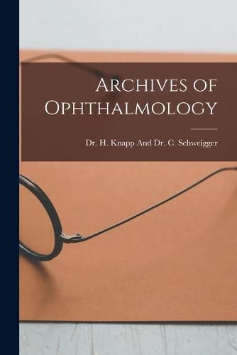 Cover image for Archives of Ophthalmology