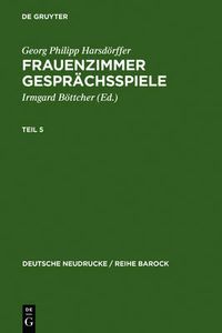 Cover image for Frauenzimmer Gesprachsspiele Teil 5