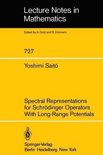 Cover image for Spectral Representations for Schroedinger Operators with Long-Range Potentials