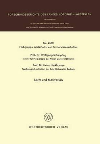 Cover image for Larm Und Motivation