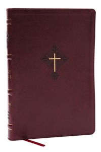 Cover image for RSV2CE, Thinline Large Print Catholic Bible, Crimson Leathersoft, Comfort Print