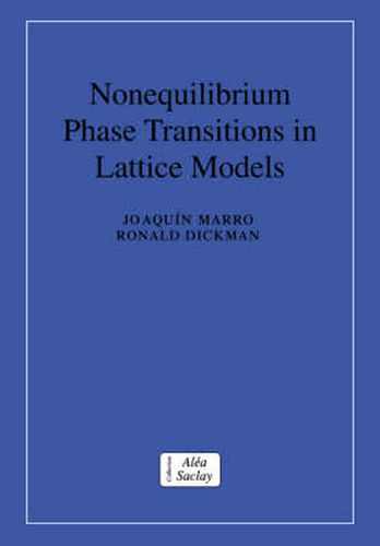 Cover image for Nonequilibrium Phase Transitions in Lattice Models