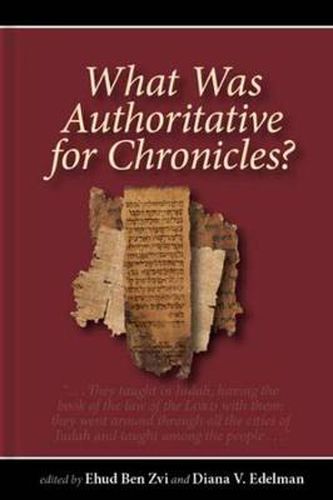 Cover image for What Was Authoritative for Chronicles?