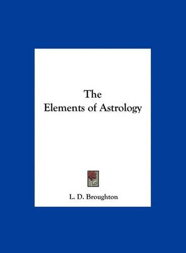 Cover image for The Elements of Astrology