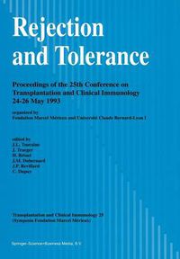 Cover image for Rejection and Tolerance: Proceedings of the 25th Conference on Transplantation and Clinical Immunology, 24-26 May 1993