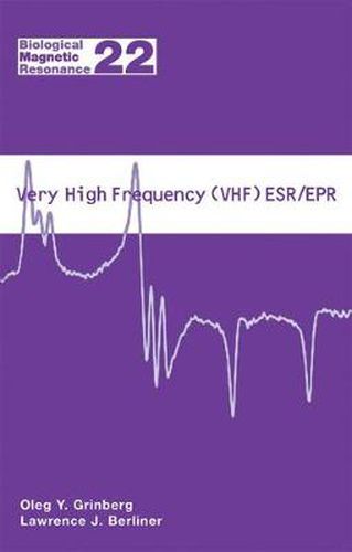 Cover image for Very High Frequency (VHF) ESR/EPR