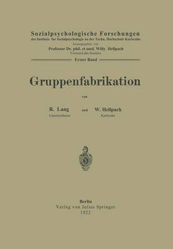 Gruppenfabrikation