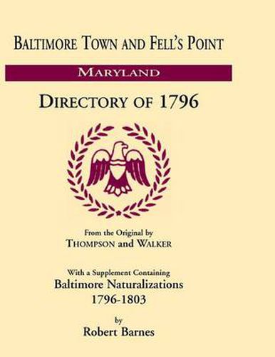 Cover image for Baltimore and Fell's Point Directory of 1796