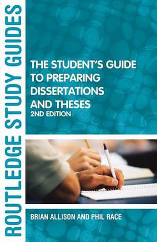 Cover image for The Student's Guide to Preparing Dissertations and Theses