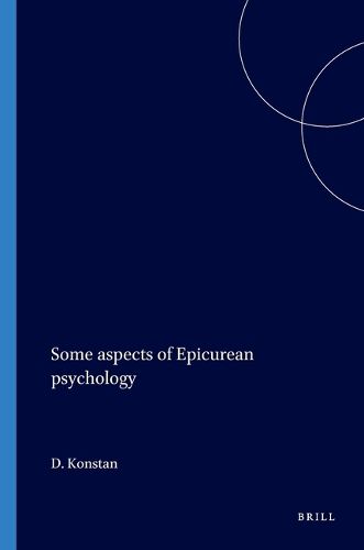 Cover image for Some aspects of Epicurean psychology