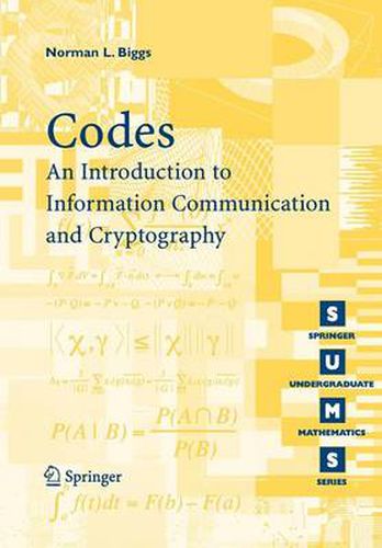 Cover image for Codes: An Introduction to Information Communication and Cryptography