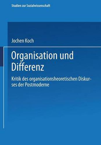 Cover image for Organisation Und Differenz