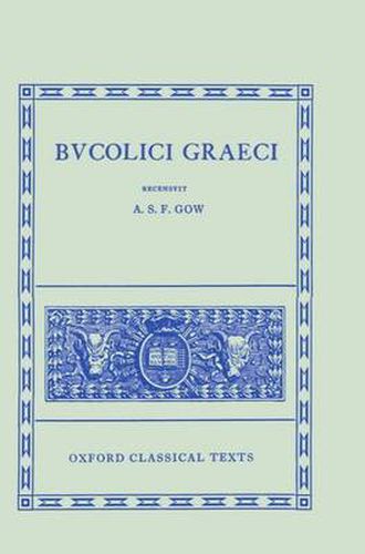 Cover image for Bucolici Graeci