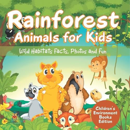 Cover image for Rainforest Animals for Kids