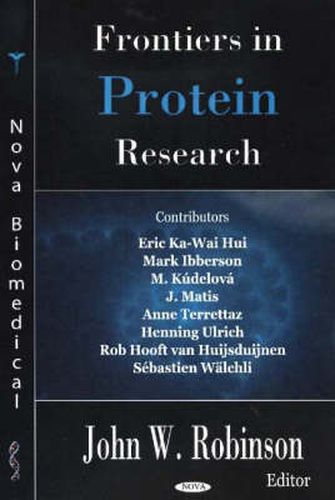 Cover image for Frontiers in Protein Research