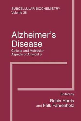 Cover image for Alzheimer's Disease: Cellular and Molecular Aspects of Amyloid beta