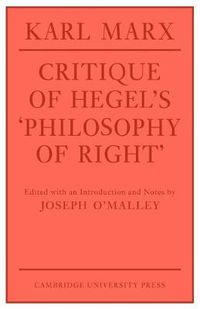 Cover image for Critique of Hegel's 'Philosophy Of Right