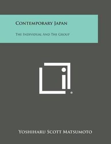 Cover image for Contemporary Japan: The Individual and the Group