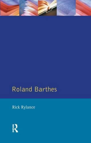 Cover image for Roland Barthes