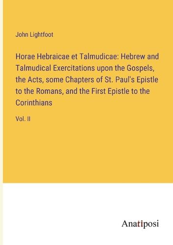 Cover image for Horae Hebraicae et Talmudicae