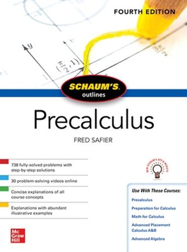 Cover image for Schaum's Outline of Precalculus, Fourth Edition