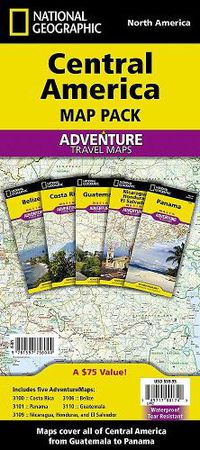 Cover image for Central America, Map Pack Bundle: Travel Maps International Adventure/Destination Map