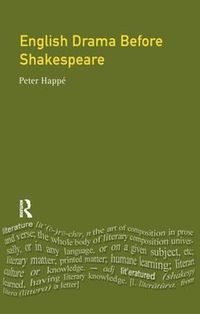 Cover image for English Drama Before Shakespeare