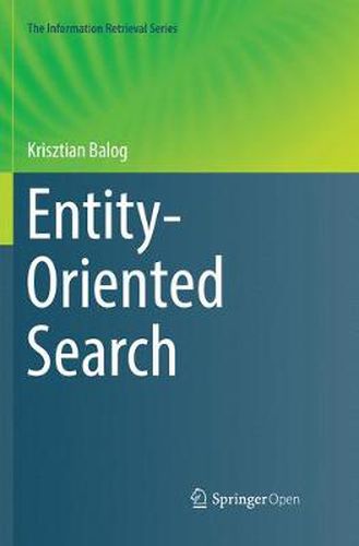 Cover image for Entity-Oriented Search