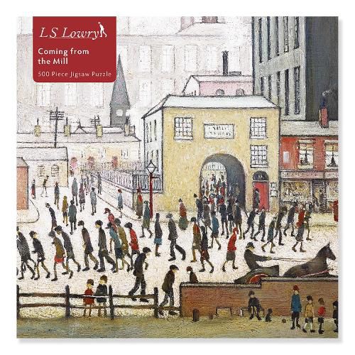 Cover image for Jigsaw: L. S. Lowry, Coming From The Mill (500&#45;piece)