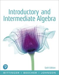 Cover image for Introductory and Intermediate Algebra