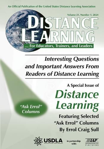 Cover image for Distance Learning Vol 21 Issue 1