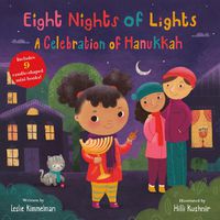 Cover image for Eight Nights of Lights: A Celebration of Hanukkah