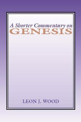 Cover image for A Shorter Commentary on Genesis