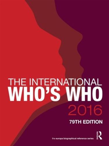 Cover image for The International Who's Who 2016