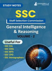 Cover image for SSC-General intelligence & Reasoning (Volume-2)