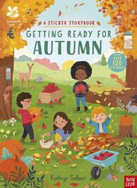 Cover image for National Trust: Getting Ready for Autumn, A Sticker Storybook