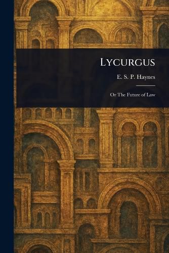 Cover image for Lycurgus