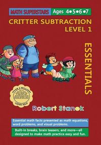 Cover image for Math Superstars Subtraction Level 1: Essential Math Facts for Ages 4 - 7