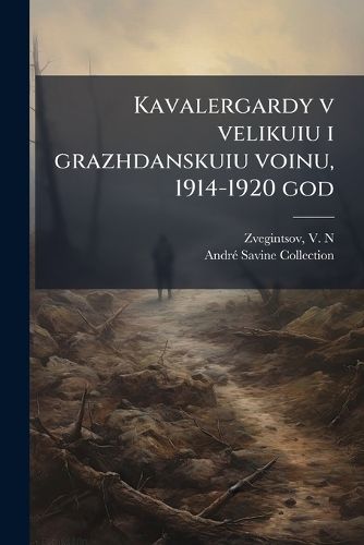 Cover image for Kavalergardy v velikuiu i grazhdanskuiu voinu, 1914-1920 god