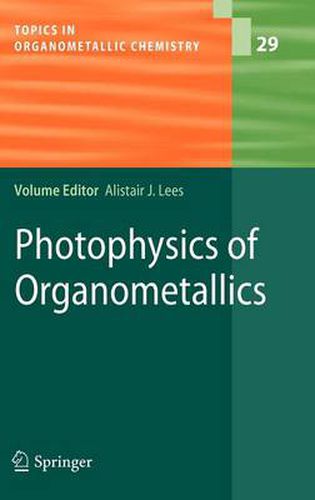 Cover image for Photophysics of Organometallics