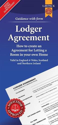 Cover image for Lodger Agreement Form Pack: How to Create an Agreement for Letting a Room in Your Own Home