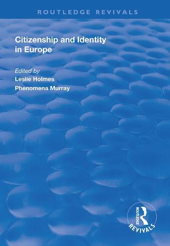 Cover image for Citizenship and Identity in Europe