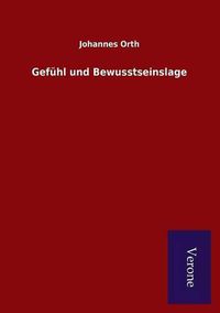 Cover image for Gefuhl und Bewusstseinslage