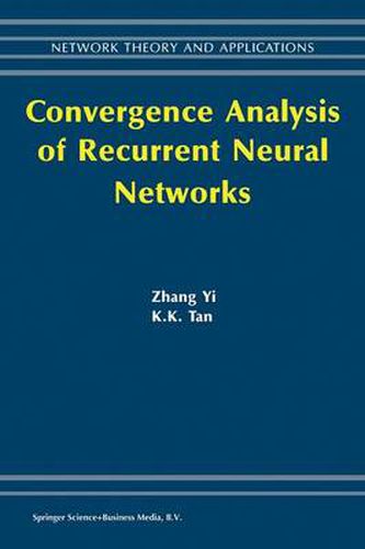 Cover image for Convergence Analysis of Recurrent Neural Networks