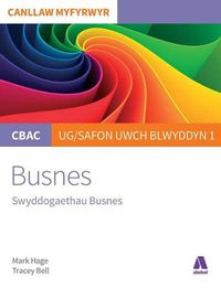 Cover image for CBAC Canllaw Myfyrwyr: Busnes - Swyddogaethau Busnes
